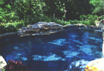 Small boulder waterfall