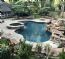 Boulder waterfall pool