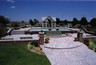 Pool with multi-level decking and a large spa.